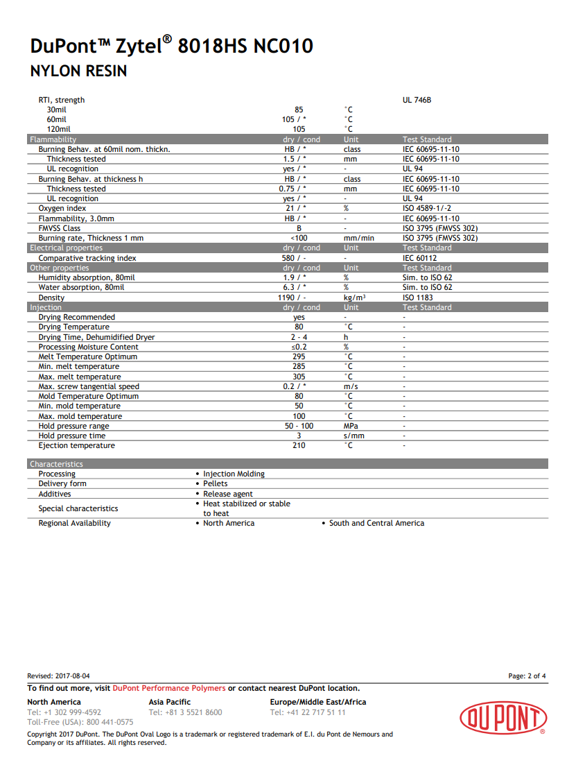 杜邦Zytel®PA66-8018(图2)